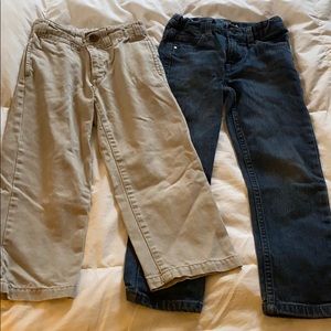 Lot of 2 boys size 5 pants